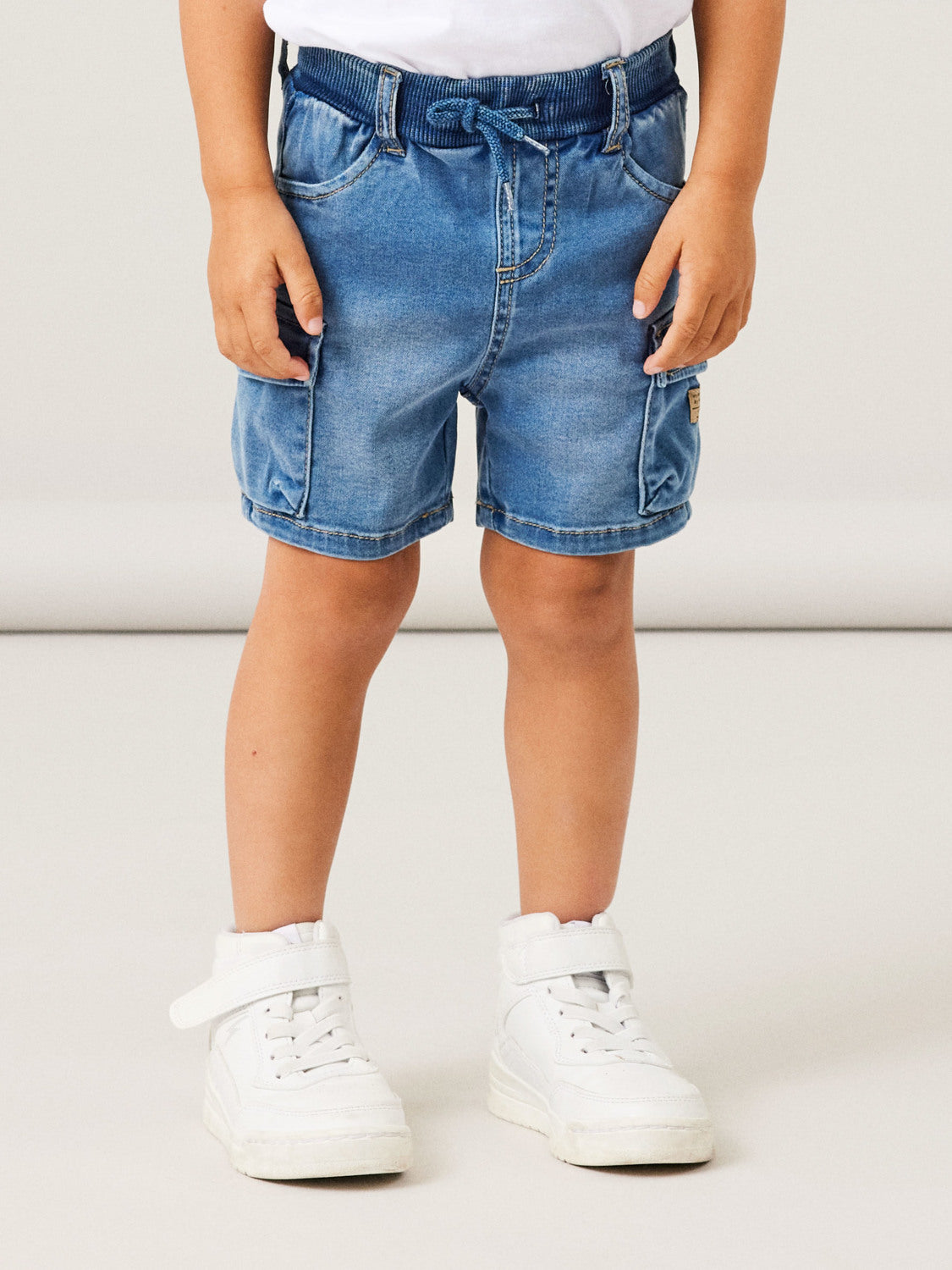 NMMBEN Shorts - Medium Blue Denim