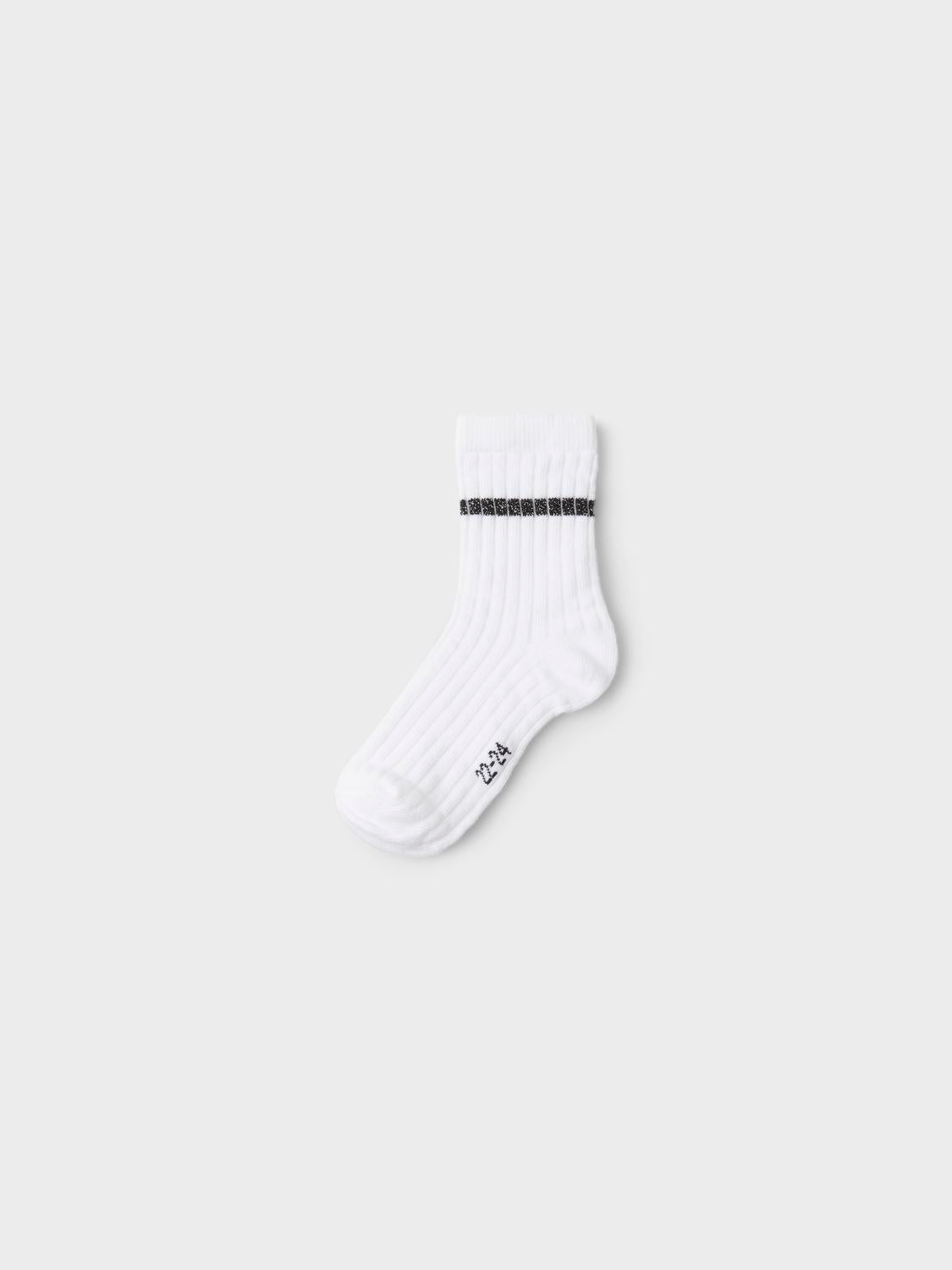 NMFKASHA Socks - Bright White