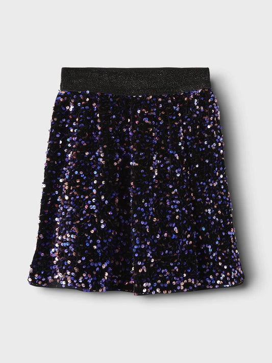 NKFRUNICA Short Skirt - Purple Corallites
