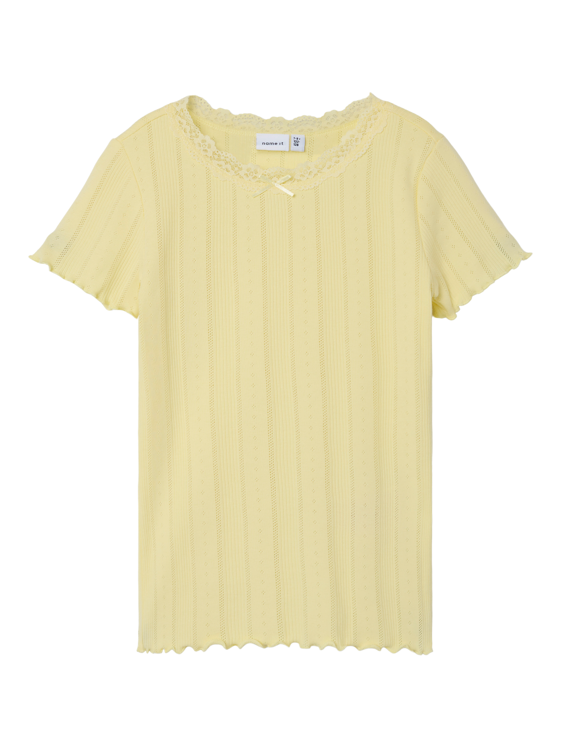 NKFFREDA T-Shirts & Tops - Pastel Yellow