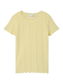 NKFFREDA T-Shirts & Tops - Pastel Yellow