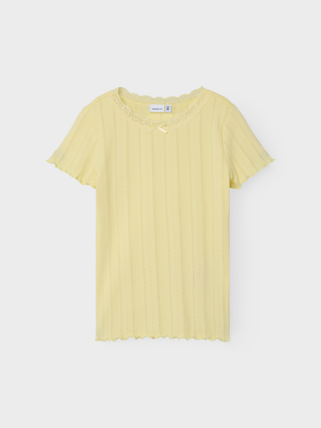 NKFFREDA T-Shirts & Tops - Pastel Yellow