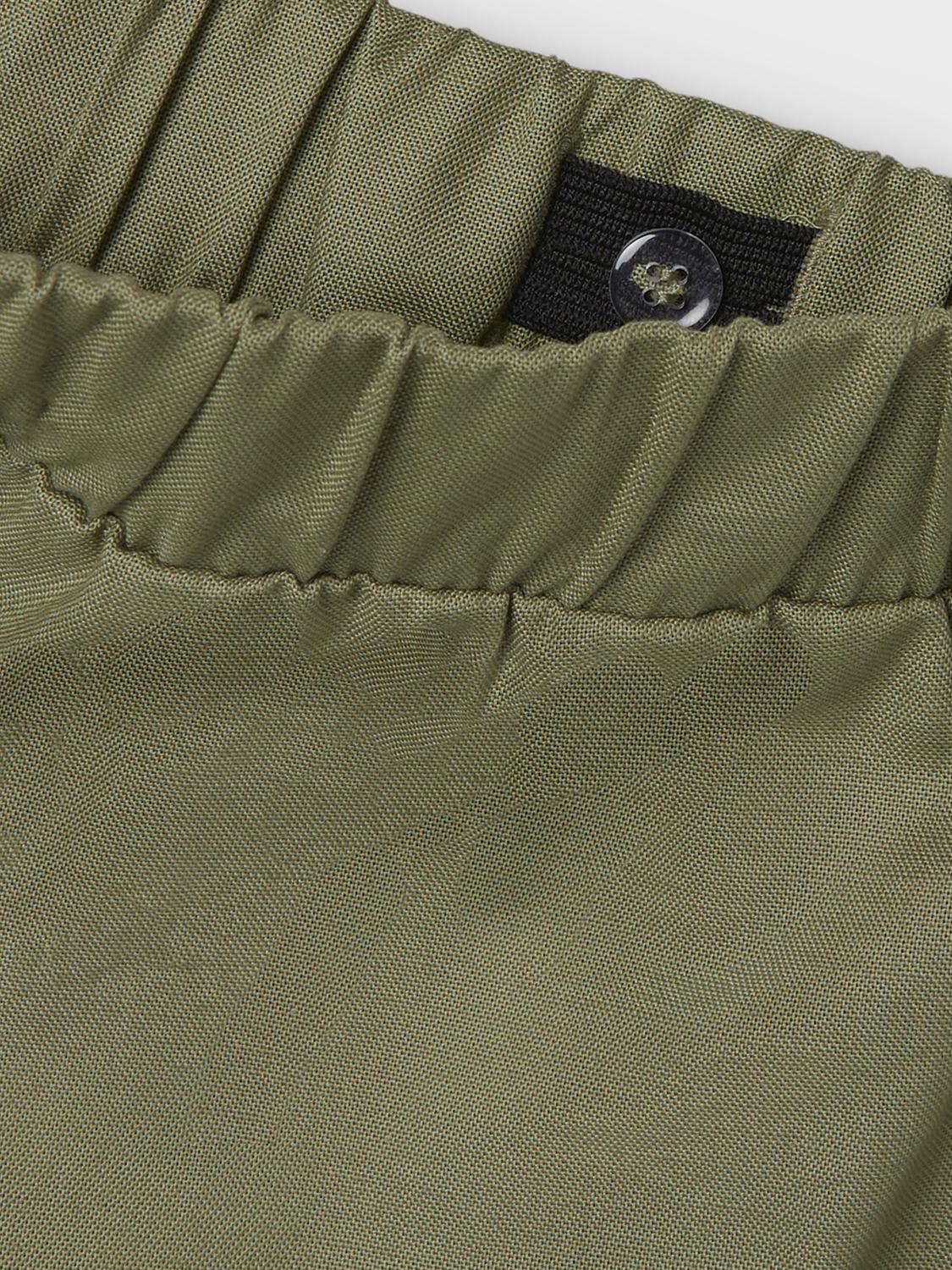 NKFNETOP Trousers - Oil Green