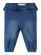 Indlæs billede til gallerivisning NBFBELLA Jeans - Dark Blue Denim
