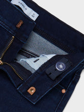Indlæs billede til gallerivisning NKFPOLLY Jeans - Dark Blue Denim
