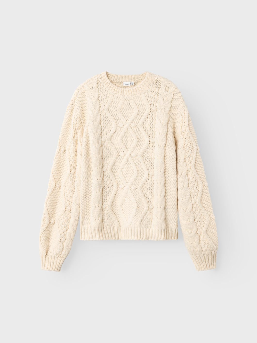 NKFNELANA Knit - White Asparagus