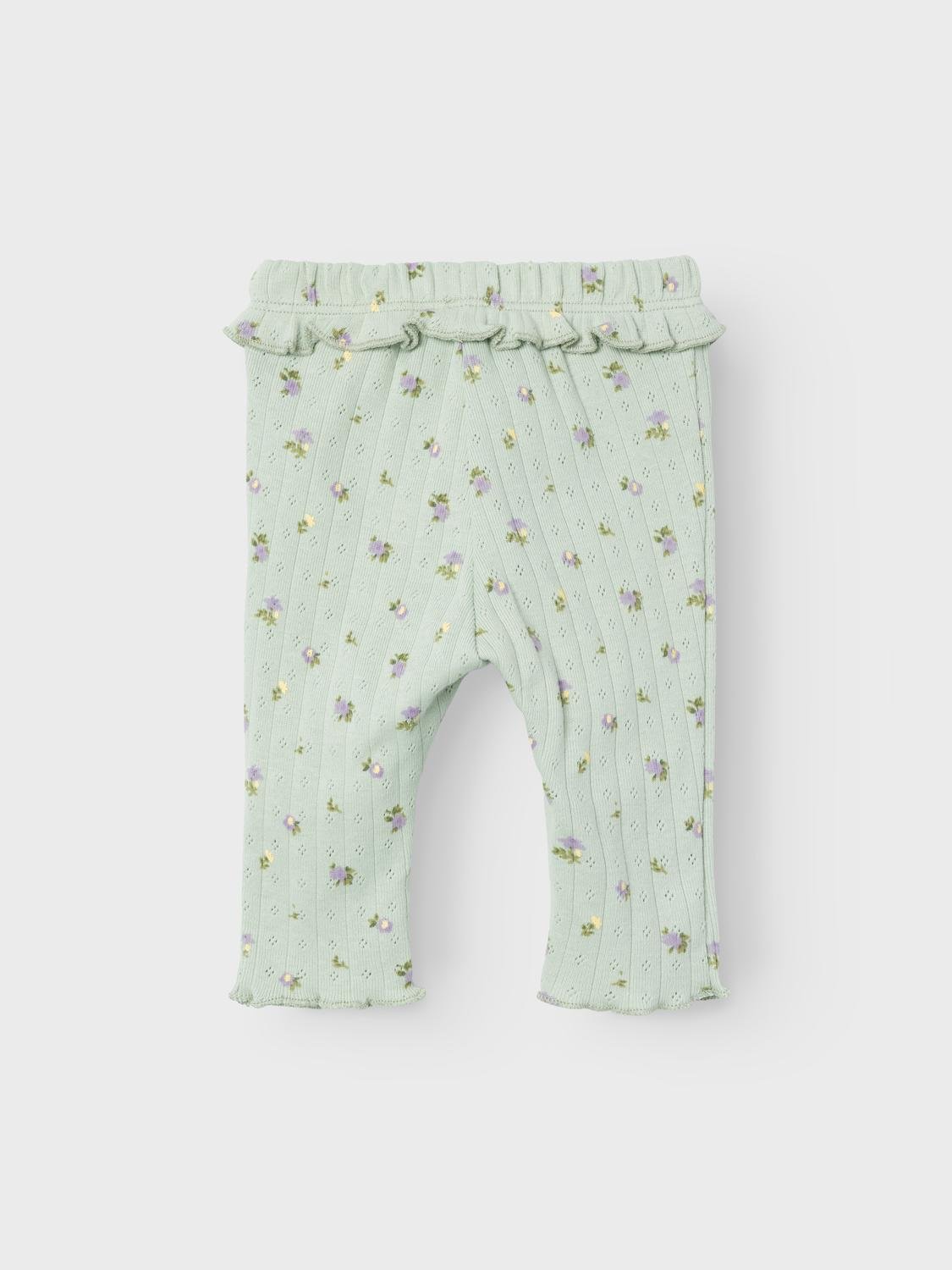 NBFDANINA Trousers - Silt Green