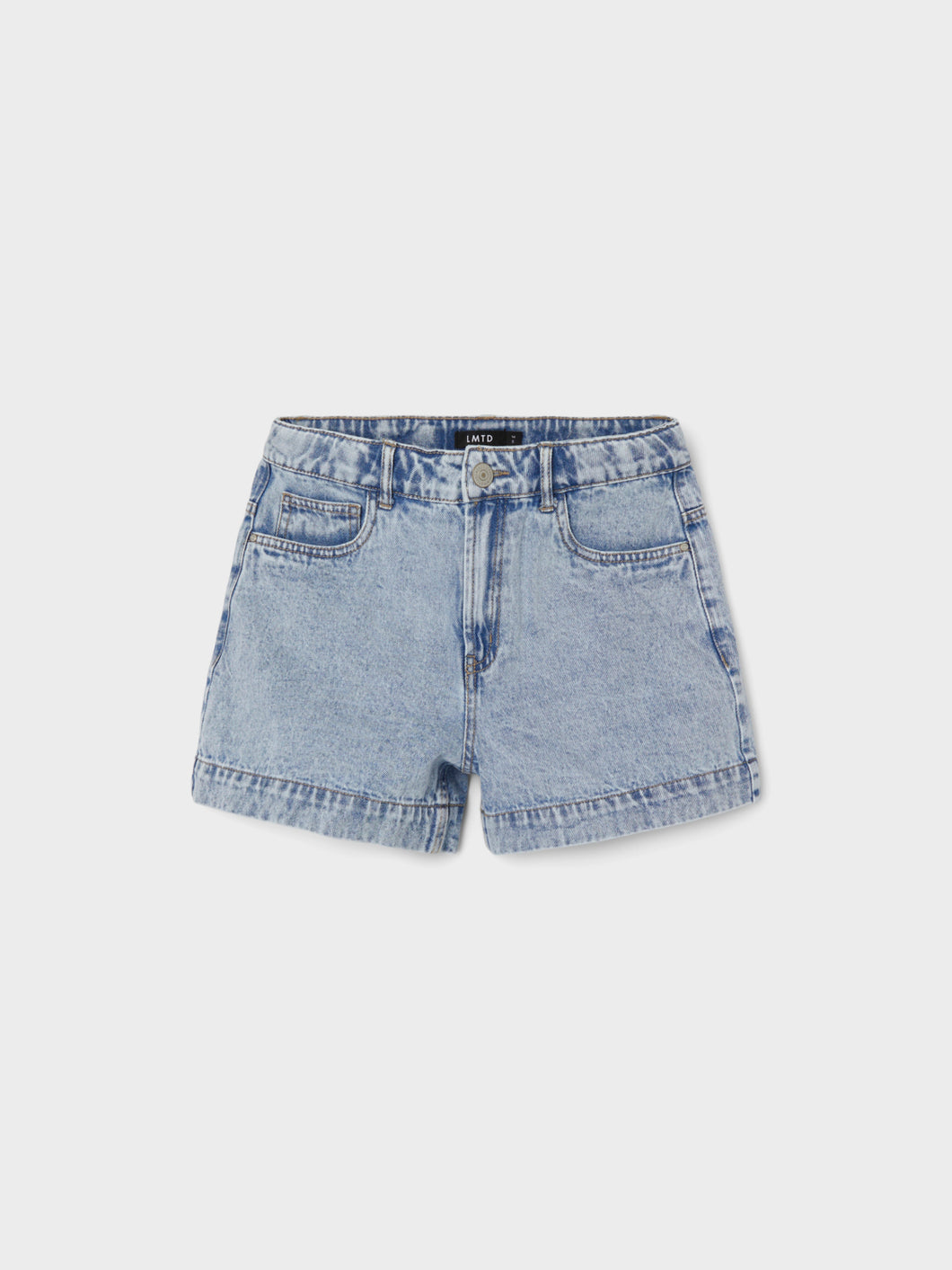 NLFTONEIZZA Shorts - Light Blue Denim