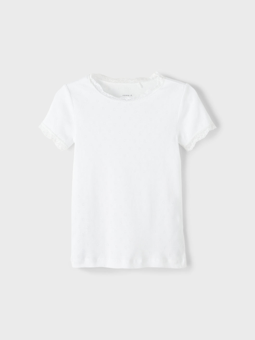 NKFFRALUNA T-Shirts & Tops - Bright White