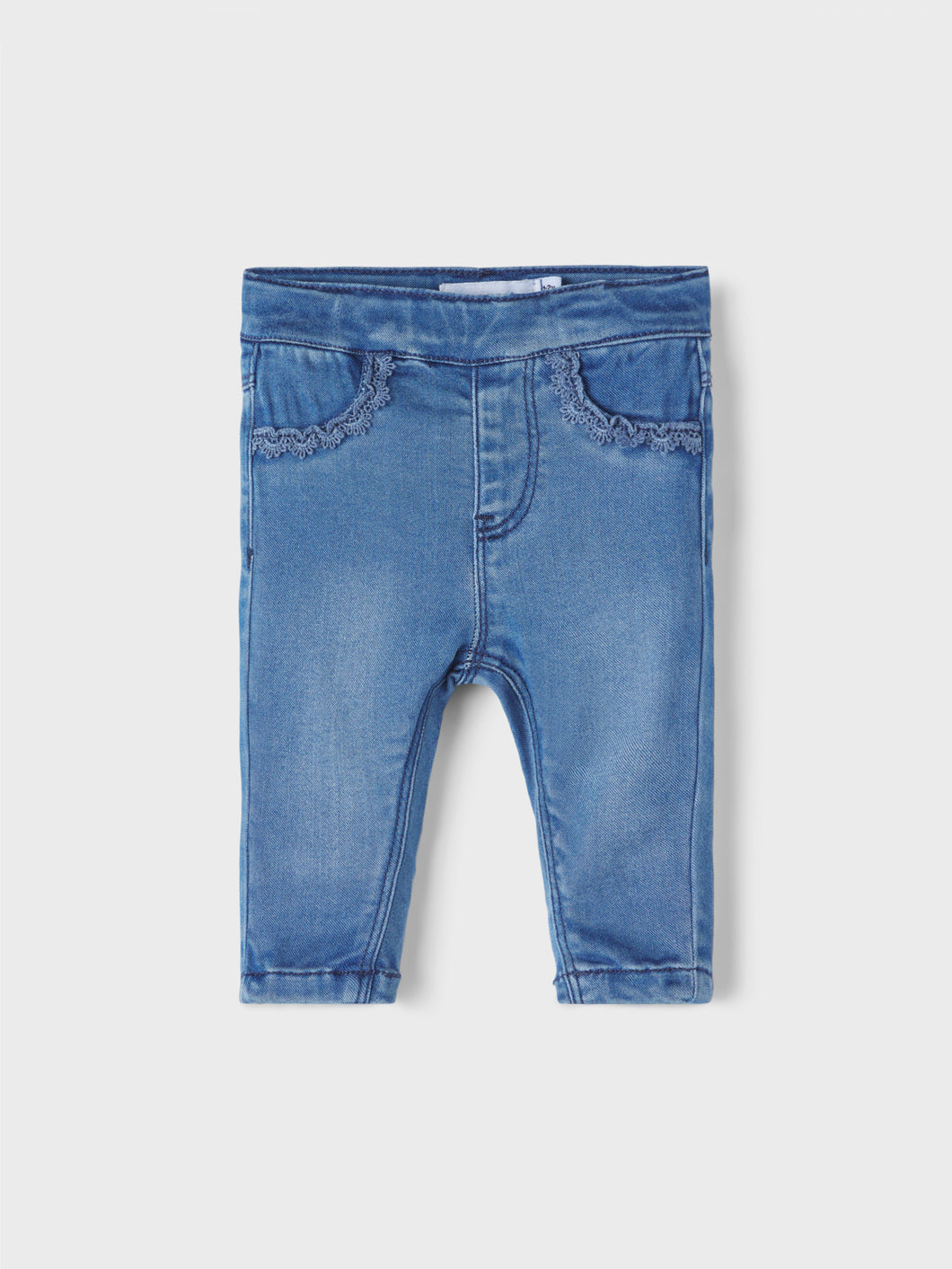 NBFSALLI Trousers - Medium Blue Denim