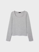 Indlæs billede til gallerivisning NLFROVA T-Shirts &amp; Tops - Light Grey Melange
