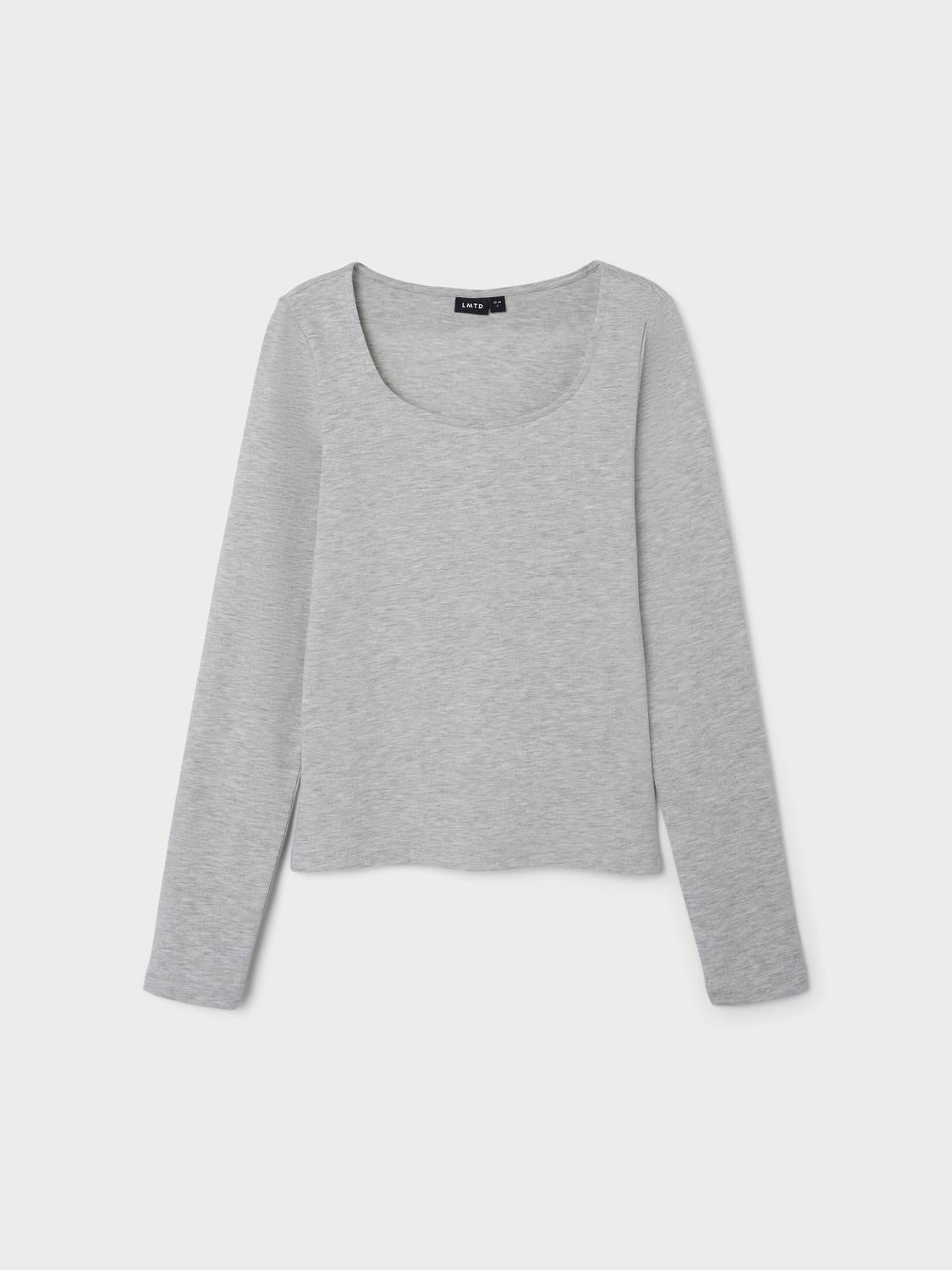 NLFROVA T-Shirts & Tops - Light Grey Melange