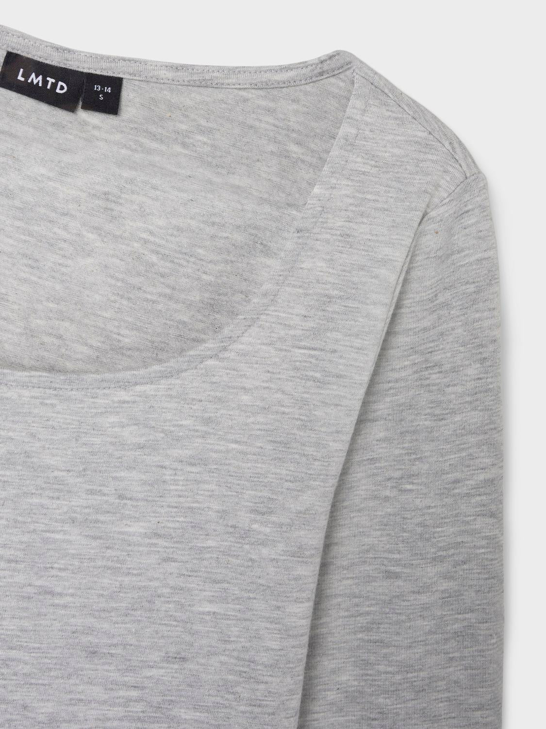 NLFROVA T-Shirts & Tops - Light Grey Melange